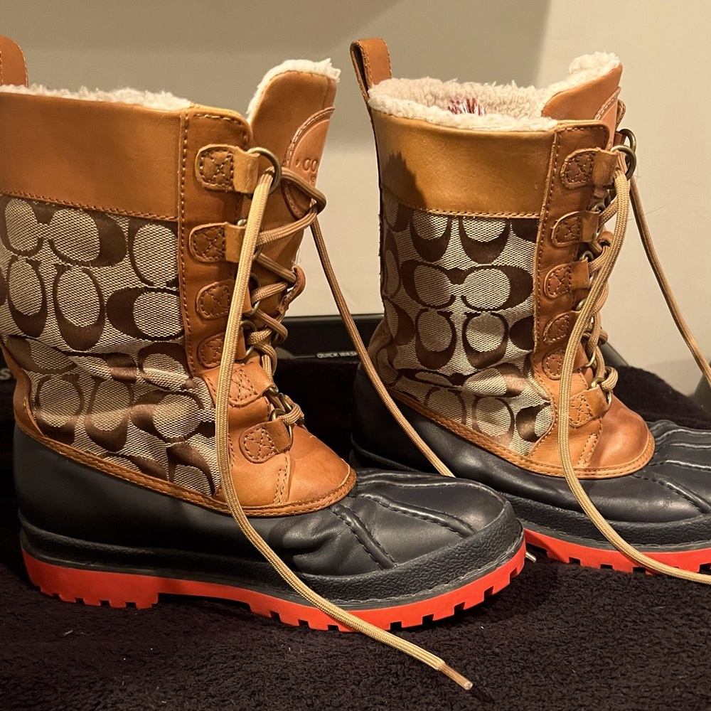 Coach rain boots